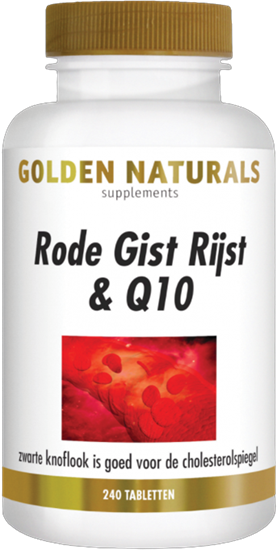 GOLDEN NATURALS RODE GIST RIJST  Q10 240TB